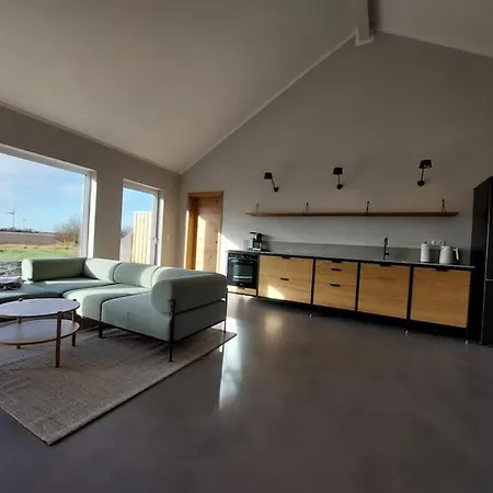 בית נופש Feldkoje - Luxurioeses Design-Ferienhaus Mit Kamin Und Feldrandlage *